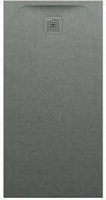 LAUFEN Pro obdĺžniková sprchová vanička z materiálu Marbond, odtok na kratšej strane, 1400 x 700 x 38 mm, betónová šedá, H2129530790001
