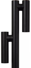 Lucide 27703/04/30 - LED Stm. nab. vonk. lampa ANTRIM 2xLED/2,2W/4V IP54 čierna