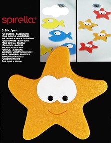 Detské protišmykové podložky v súprave 5 ks do vane 12x13 cm Starfy – Spirella