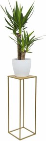 STOJAN NA KVETINÁČ SIMPLE 70X24X24 CM ZLATÁ