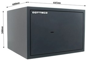 Rottner Nábytkový trezor POWER SAFE 300, mechanický S2, 300 x 445 x 400 mm, 24 l
