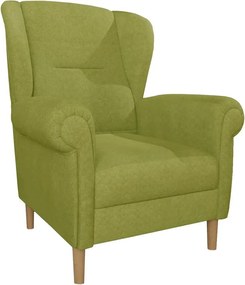 Zelené kreslo ušiak Swan – Ropez