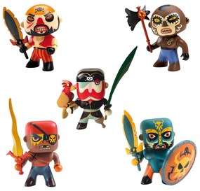 Balíček Arty Toys veľký – piráti Biglos & Etnic & Sam Parrot & Skull night & Soscar