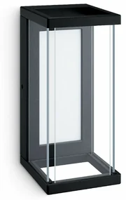 Philips Ulyzo vonkajšie nástenné svietidlo LED 12W 2700K, čierna