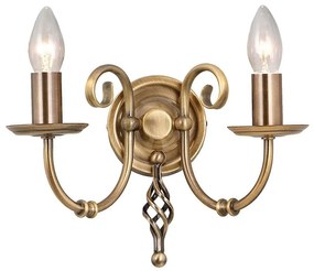 Elstead - Nástenné svietidlo ARTISAN 2xE14/60W/230V zlatá