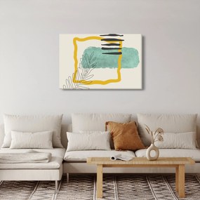 Obraz - Abstraktné listy N⁰2 (90x60 cm)