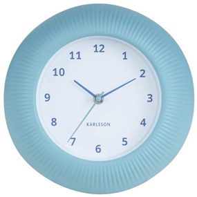 Nástenné hodiny Tender Rib Karlsson KA6048BL, 25cm
