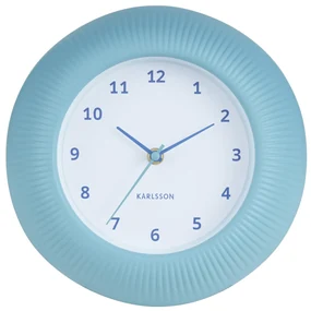 Nástenné hodiny Tender Rib Karlsson KA6048BL, 25cm