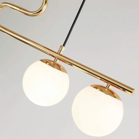 Toolight Toolight, stropné svietidlo 5xE27 APP1599-5CP, zlatá lesklá, OSW-04126