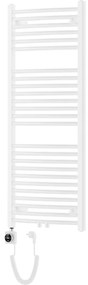 Mexen Ares, elektrické vykurovacie teleso 1200x500 mm, + vykurovacia tyč 500 W, biela, W102-1200-500-6500-20