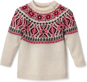 Detský pletený sveter s nórskym vzorom