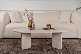 Béžový pololesklý konferenčný stolík 60x119 cm Sable – Kalune Design