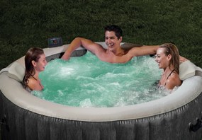 Intex | Vírivý bazén Pure Spa - Bubble Greywood Deluxe AP 6 + výhodný set príslušenstva | 19900146