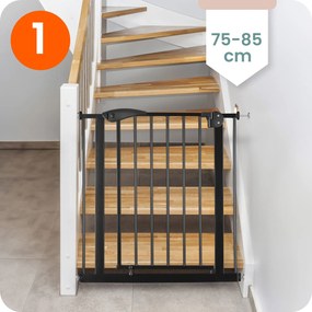Bezpečnostná zábrana čierna Nukido 718300