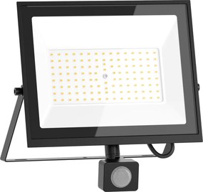 Mexen Luxpro LED reflektor s pohybovým senzorom, 70W, studená - 6500K, 6300 lm, čierna - L235-070-65-70