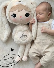 Mojkáčik - Bábika zajačik béžová 50 cm
