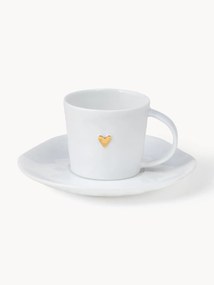 Šálka na espresso z porcelánu Heart