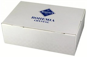 Bohemia Jihlava ručne maľované poháre na whisky Lisboa Black and Mate 350 ml 6KS