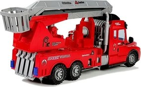 LEAN Toys Hasičský diaľkovo ovládaný mobilný rebrík