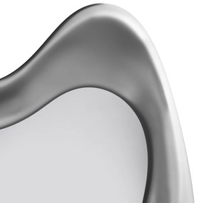 Dekorativní nástěnné zrcadlo Leonardo 60x90 cm stříbrné