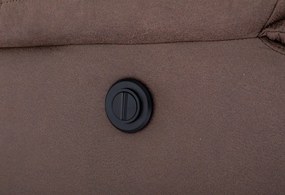 Trojsedák Oxford,  hnedá látka, funkcia el. polohovanie