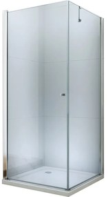 Mexen Pretoria sprchovací kút 60x80cm, 6mm sklo, chrómový profil-číre sklo, 852-060-080-01-00