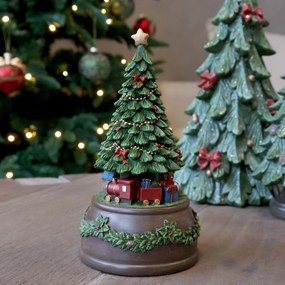 Hudobná skrinka Cherry Noël Tree s vianočným stromčekom – Ø 10*19 cm