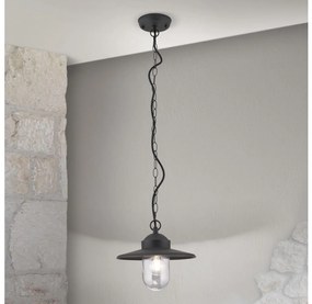 Orion AL 11-1318 - Vonkajšie závesné svietidlo EDWARD 1xE27/60W/230V IP44 čierna