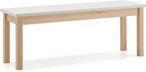 Lavica ZET, 1200x440 mm, biela