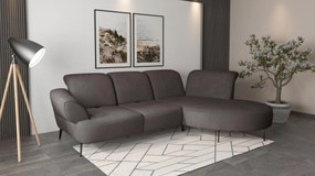 XXXLutz ROHOVÁ SEDAČKA, textil, grafitová Sit & More - Sedačky - 000144013239
