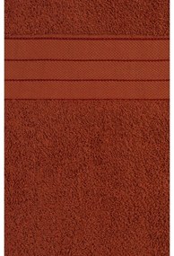 Froté bavlnené uteráky v tehlovej farbe v súprave 4 ks 50x100 cm – Good Morning
