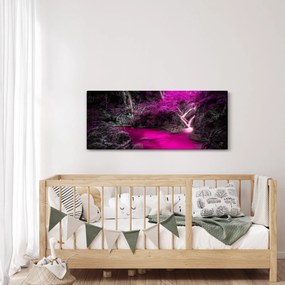 Obraz - Ružový les (120x50 cm)