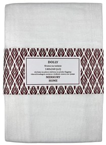 Záclona na páske Dolly polyester biela 140x260 (x2) Merkury Home