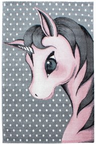 Ayyildiz, Kusový koberec Kids 590 pink, 120x170, ružová, detská izba