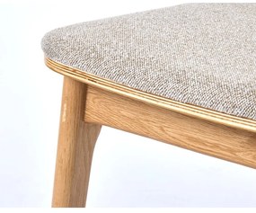 Béžová/v prírodnej farbe jedálenská stolička Livo – Unique Furniture