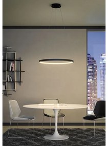 Redo 01-2674- LED Stmievateľný luster na lanku ICONIC LED/50W/230V pr. 58 cm čierna