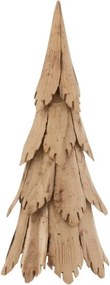 Prírodný vianočný drevený stromček z kúskov dreva Tree Wood – 23*23*58 cm