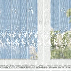 Žakárová záclona Tylex DAFNÉ okno 350 x 150 cm