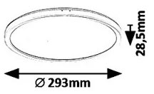 Rabalux 3427 - LED stropné svietidlo PAVEL LED/18W/230V
