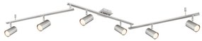 Globo 57910-6 - Bodové svietidlo ROBBY 6xGU10/35W/230V matný chróm