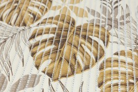 Kúpelňová penová rohož 265B Monstera béžová