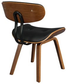 Čierna stolička Dutchbone Blackwood
