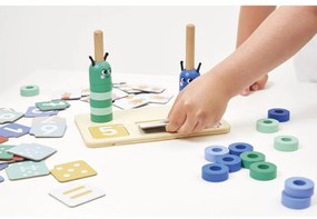 Vzdelávacia hra pre deti - skladanie a porovnávanie čísel - Záhrada