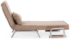 Kreslo pohovka rozkladacia PRATO bežová - vintino.sk