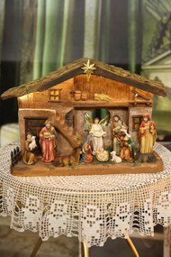 Betlehem svietiaci LED 50 cm
