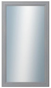 DANTIK - Zrkadlo v rámu, rozmer s rámom 50x90 cm z lišty STEP šedá (3019)