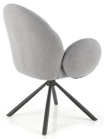 Jedálenská stolička KIVA 1 ks sivá