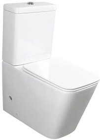Sapho Sapho, PORTO WC kombi misa s nádržkou Rimless , spodný/zadný odpad, PC102WR