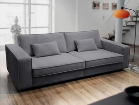 XXXLutz VEĽKÁ POHOVKA, plast, textil, kompozitné drevo, antracitová MID.YOU - Sedačky - 000694009501