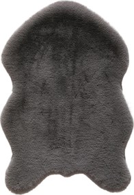 XXXLutz UMELÁ KOŽUŠINA, 60/90 cm, sivá Novel - Koberce - 007821016103